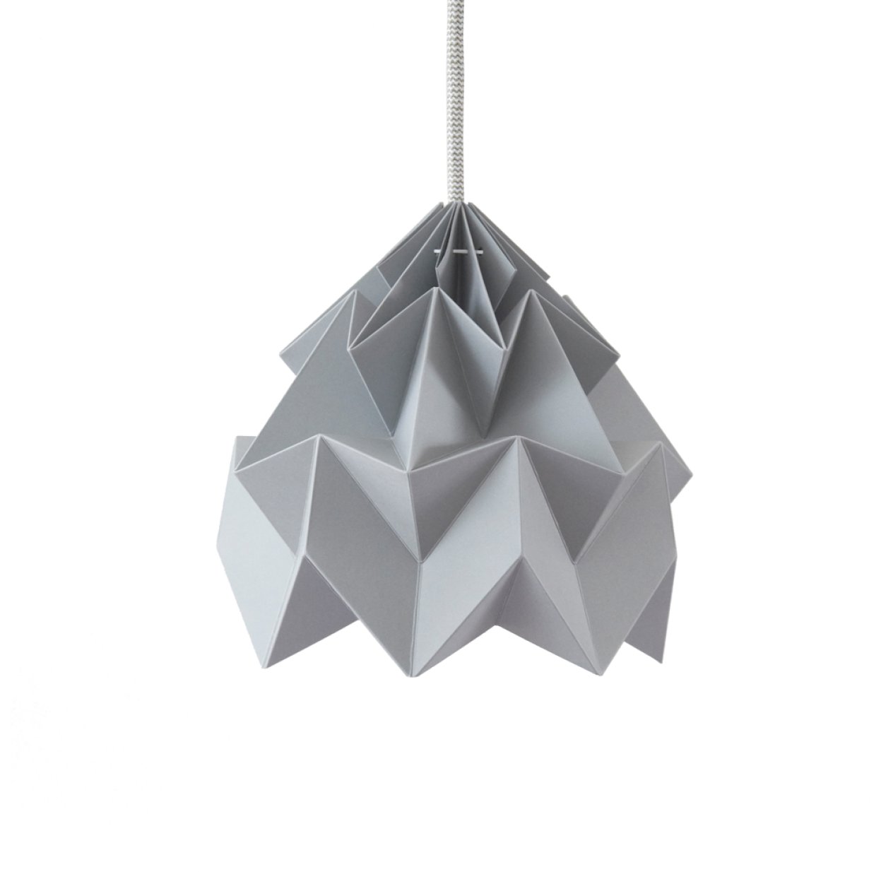Petite suspension Origami Moth Grise